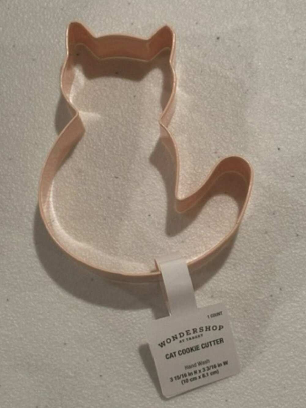 NEW Wondershop Cat Cookie Cutter 3 15/16" x 3 3/16"